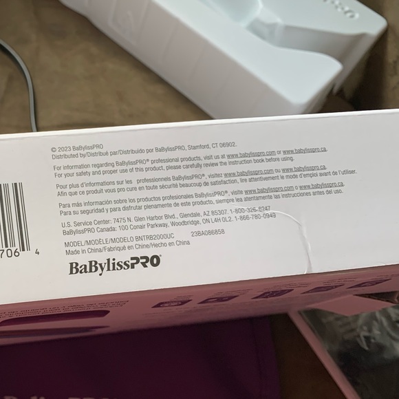 NWOT BaBylissPRO Limited Edition Mini Prima Flat Iron Iridescent Oil Slick - Picture 13 of 16